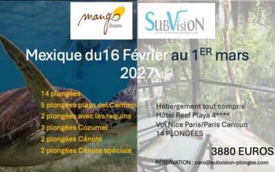 Voyage MEXIQUE du 16 février au 1er mars 2027